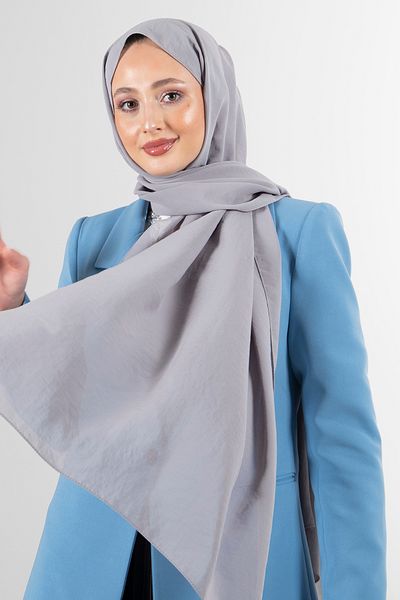 HAREM SCARF ΓΚΡΙ Χαρέμι ​​Σκαντζόχοιρος Elsa Shawl
