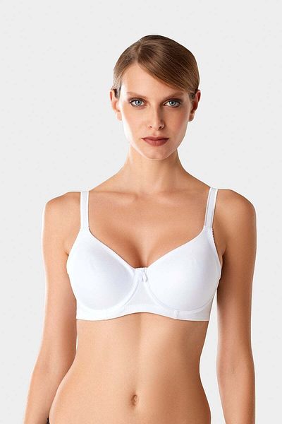 Pierre Cardin Women's White 7001 Underwire Minimizer Bra