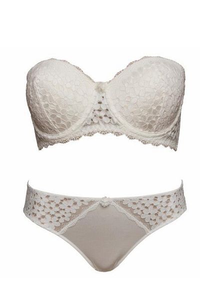 Pierre Cardin Γυναικείο Σετ σουτιέν Ecru 4581 Pansy Underwire Padded Strapless