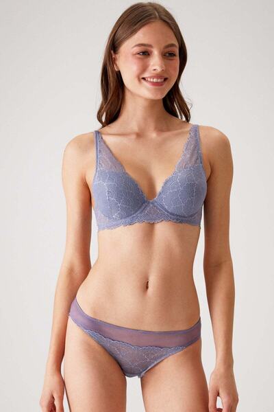 Pierre Cardin Lavanda 4821 Set Sutien Bralette / Set Lenjerie Intima Biella S...