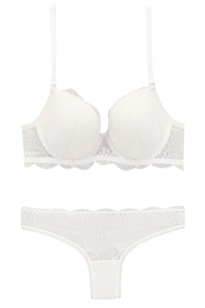 Pierre Cardin Γυναικείο Σετ σουτιέν Ecru 4796 Push Up