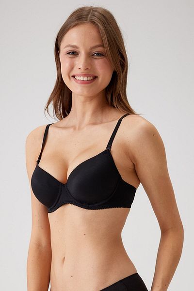 Pierre Cardin Γυναικείο Μαύρο 6005 Underwire padded Micro σουτιέν