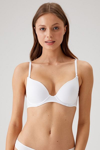 Pierre Cardin Micro sutien cu sârmă Rome 6101 alb pentru femei - cu bretele detașabile și reglabile