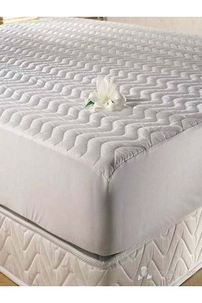 Elif ADA Single Cotton Quilted Liquid Proof Fitted Mattress Protector 100 X 200 cm