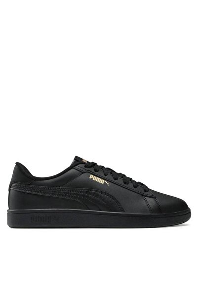 Puma 390987-10 Puma Puma Smash 3.0 L Unisex Spor Ayakkabı Black-Gold-Black