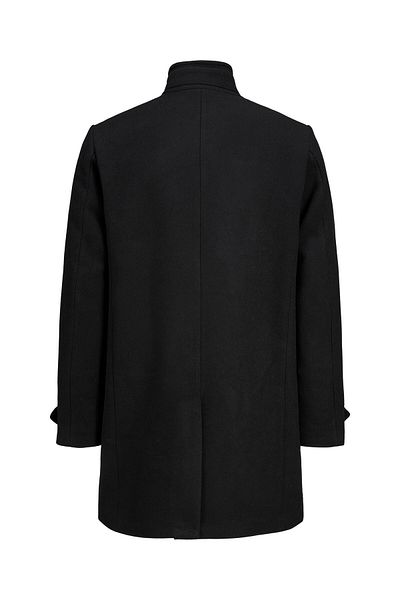 Jack & Jones JPRBLAMELTON WOOL COAT SN Palton pentru bărbați, slim fit, în amestec de lână, cu guler dominator
