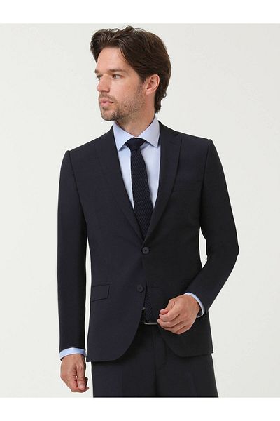 Kip Mona Collar Single Slit Extra Slim Fit Wool Blend Basic 6 Drop Classic Suit