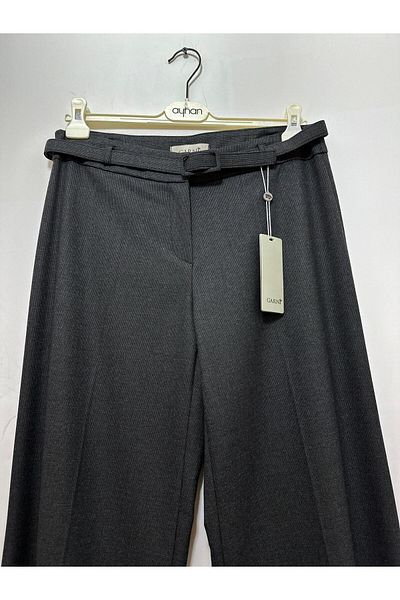 GARNİ Belted Loose Cut High Waist Trousers