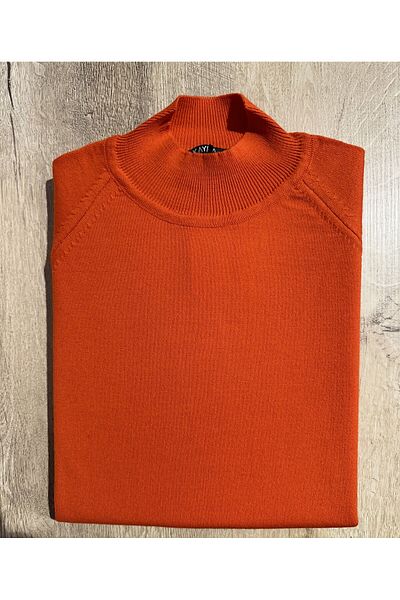 Kayra Knitwear Tunic - Half Turtleneck Design