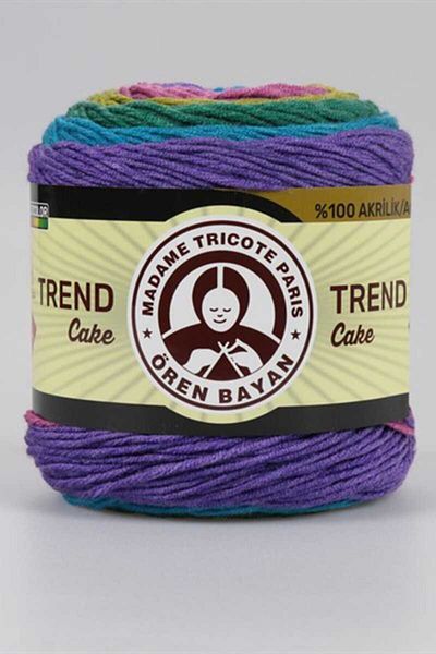 Ören Bayan Trend Cake Tie Dye String - Πλεκτό Χειροποίητο 200g 628