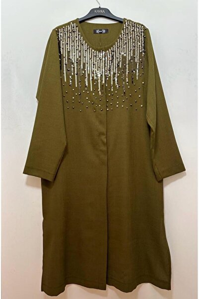 FUAT GÜRSEN Пальто з кнопками, прикрашене паєтками та бісером