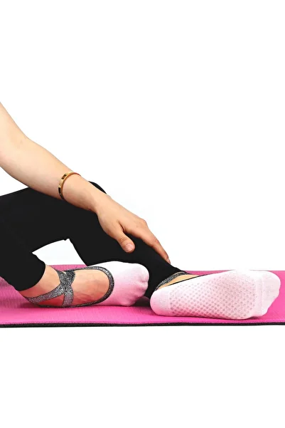 Bolero Non-Slip Pink Pilates Yoga Ballet And Dance Socks