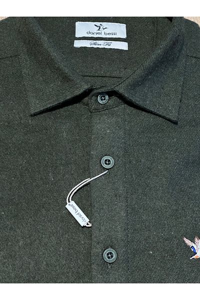 Daniel Bessi Ανδρικό πουκάμισο Casual Lumberjack με μακρυμάνικο Slim Fit