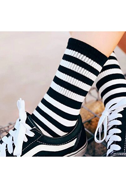 Bolero Πακέτο με 5 ασπρόμαυρες κάλτσες με σχέδιο αγελάδας