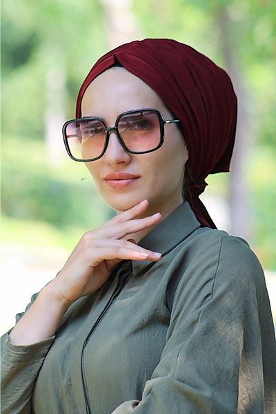 tessetür Bone diyarı Bocanci cu cataramă Culoare uni Roșu Claret