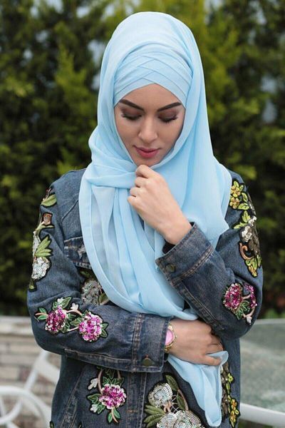 tessetür Bone diyarı Şal cu trei dungi Ready Wrap Baby Blue