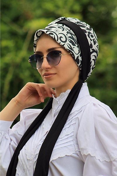 tessetür Bone diyarı Pălărie cu model Bone Negru Alb Model Căpșuni