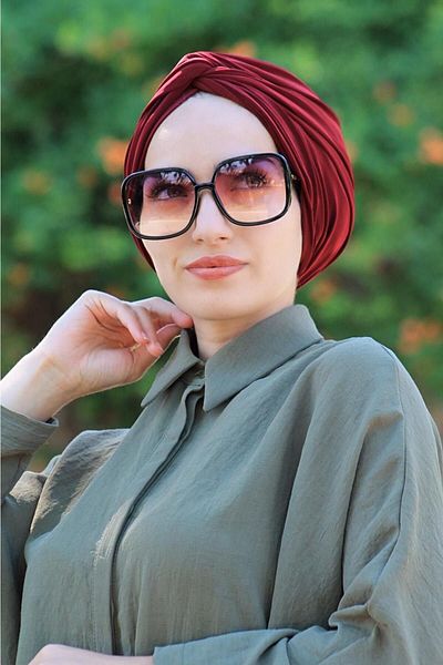 tessetür Bone diyarı Capota infasurata Claret Red Ready Model