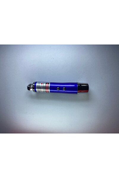 Laser Kırmızı Lazer El Feneri Para Işığı 3 Fonksiyonlu Mini Lazer Anahtarlıkl...