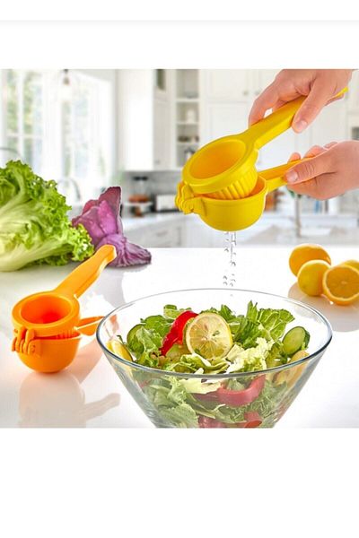 Alışverişhanem 8 Cm Hard Plastic Lemon Orange Citrus Juicer Press