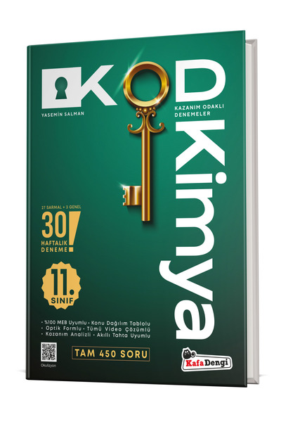 Kafa Dengi Yayınları 11. Sınıf Kimya - Kazanım Odaklı Denemeler (KOD)