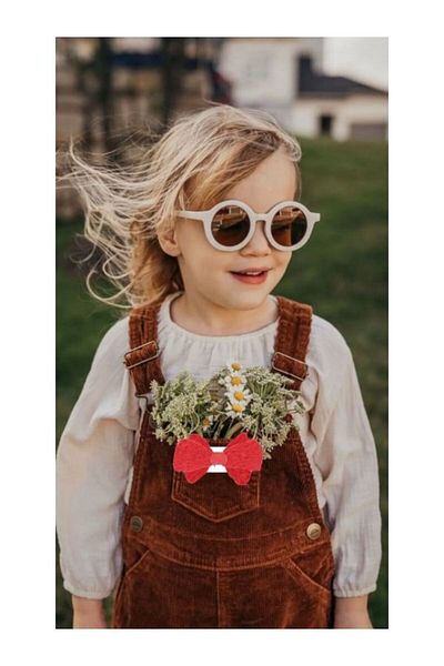 MACERATİ Scandinavian 0-10 Years Old Child Sunglasses Uv400 Certified White Glasses