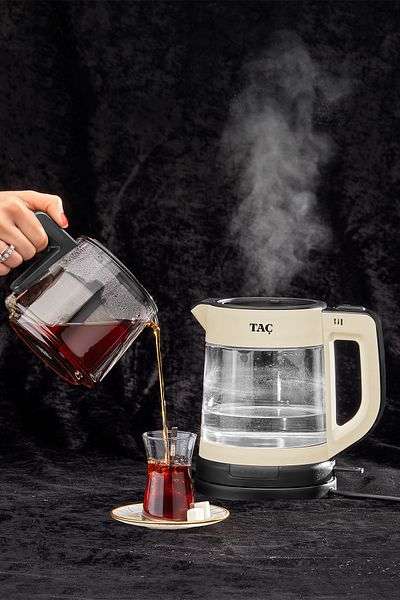Taç Glassdem Tea Machine with Glass Teapot