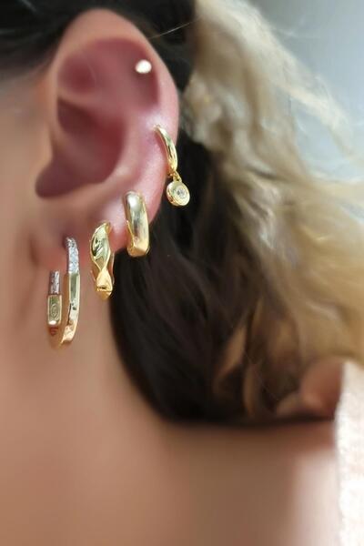 MorMajor Silver TEKLİ İTHAL MİNİ TİFF TAŞLI GÜMÜŞ KÜPE