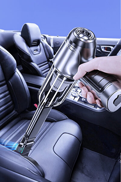 MOBEE 7 in 1 Şarjlı Kablosuz 2 Fonksiyonlu Vakumlu El Süpürgesi Üfleme Özellikli Araç Ev Ofis Süpürgesi