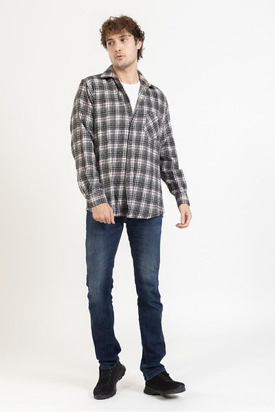 Villager&Son Καρό πουκάμισο Lumberjack 2180 1 Γκρι