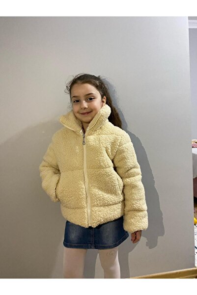 MEGOMEL Κοριτσίστικο βελούδινο πουπουλένιο παλτό