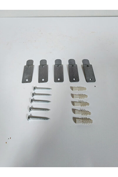 İkm Yangın Yangın Tüpü Askı Aparatı Metal 5'li Set Vida Dübel Dahil