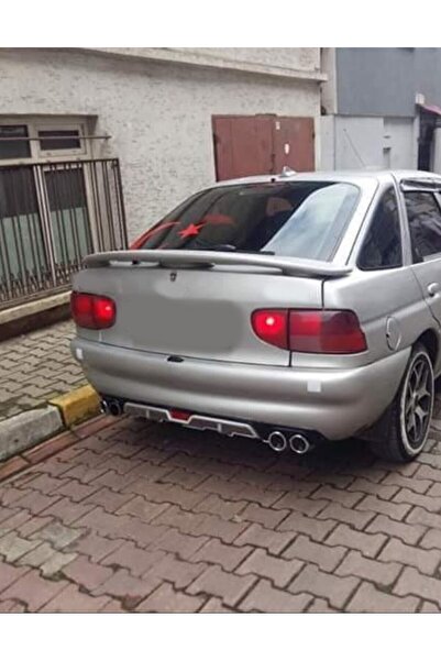 OTO H.İ.T. FORD ESCORT UYUMLU BODY KİT DİFÜZÖR 4 ÇIKIŞ GRİ YUVARLAK