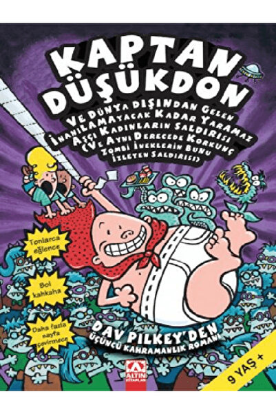 Altın Kitaplar Kaptan Düşükdon 3. Kitap Aşçı Kadınların Saldırısı 9789752109582