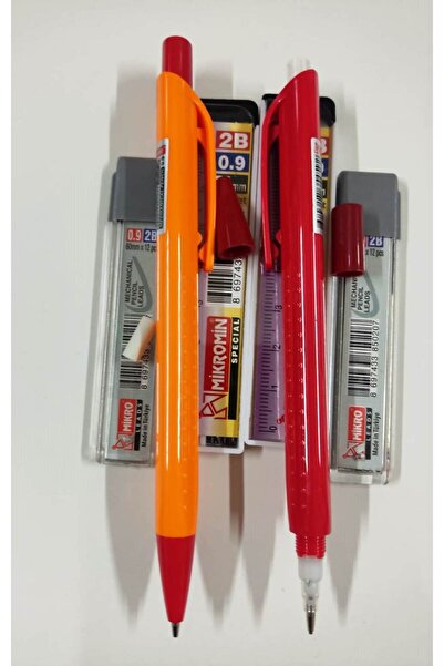 Mikro 0.9 Uçlu Kalem ( 2 Adet Kalem) ( 0,9 Kalem Ucu - 4 Kutu)