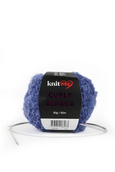 knitme Πλεκτό με κλαμπικό νήμα πλεξίματος αλπακά (KC11)
