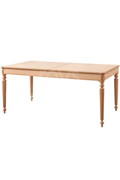 ROYS AHŞAP 5135 Masif Ham 170 Cm Mira Ilaveli Yemek Masası