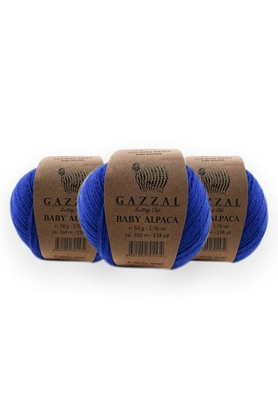 Gazzal Baby Alpaca 50 gr 3 Pack Μαλλί Μικτό Φυσικό Πλεκτό Χειροποίητο Σπάγγο Taka Yarn 46010