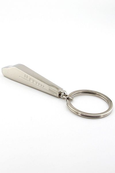 Solfera Fast Train Railway Locomotive Shaped Metal Keychain KC082