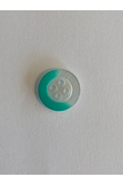 aensia Culoare verde albă, cu butoane Ombre, buton pentru cămașă, 18 dimensiuni, butoane pentru cămașă - pachet de 10