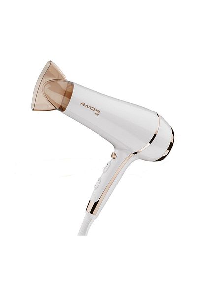 AWOX Elite Hair Dryer White - Professional Hairdresser Dc Motor