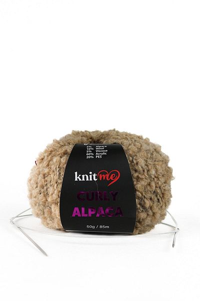 knitme Πλεκτό με κλαμπικό νήμα πλεξίματος χειρός Alpaca (kc04)