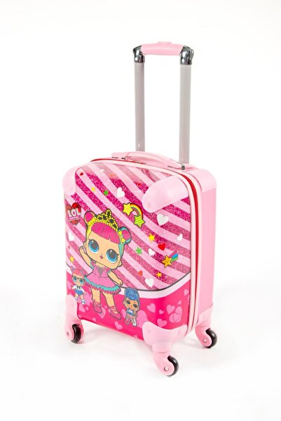 Protocol London Kız Çocuk Valiz Lol Bebek Pembe Renk Kabin Boy Küçük Çocuk Va...