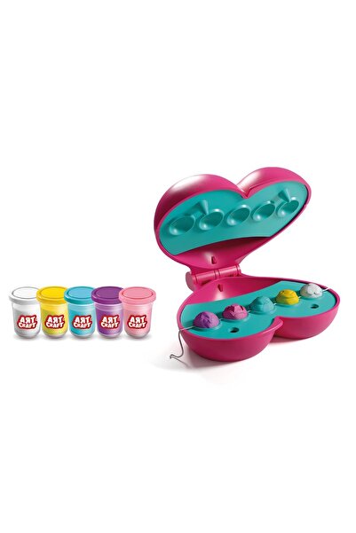 Apexma Kız Çocukları İçin Oyun Hamuru Takı Tasarlama Seti 280 Gr. - Kız Oyuncak