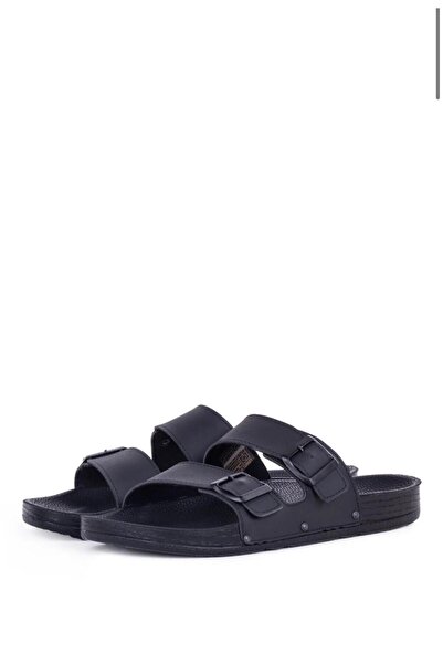 Pierre Cardin ® |   PC-7038-3485 ΜΑΥΡΟ - Παντόφλες μεγάλου μεγέθους 45-46-47 Νούμερο