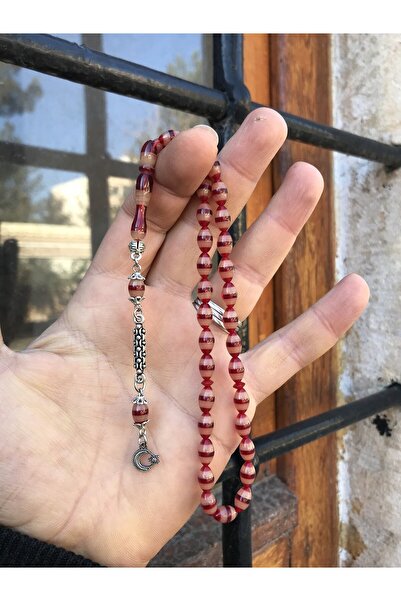 Sultan Telkari Sürmeli Model Beyzi Kesim Toz Kehribar Tesbih