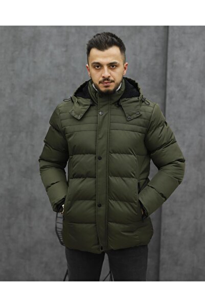 BIGAZZI BİGAZZİ 99471 KAPŞONLU ŞİŞME KABAN (YEŞİL)