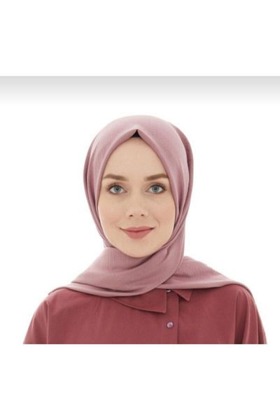 Trablus Hijab Women's Cotton Crash Jazz Shawl Powder