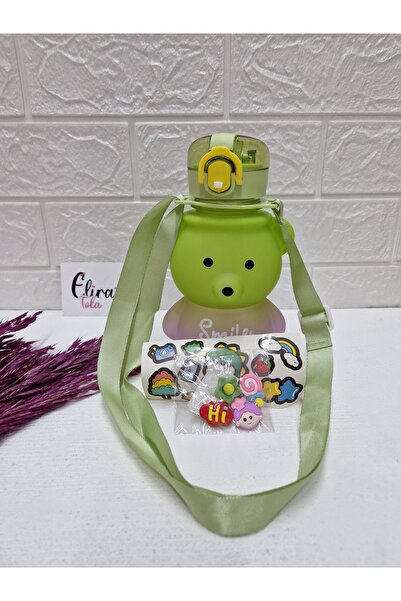 EliraToka SMİLE AYICIK MODEL SU MATARASI SU ŞİŞESİ SULUK BPA İÇERMEZ ÇOCUK OK...