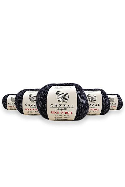 Gazzal Rock'n Roll 50 Gr 5 Πακέτο Πλεκτό Χέρι Κλωστή Taka Yarn (13953 Rnr)